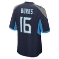 Tuec T.Titans #16 Treylon Burks Navy Player Game Jersey