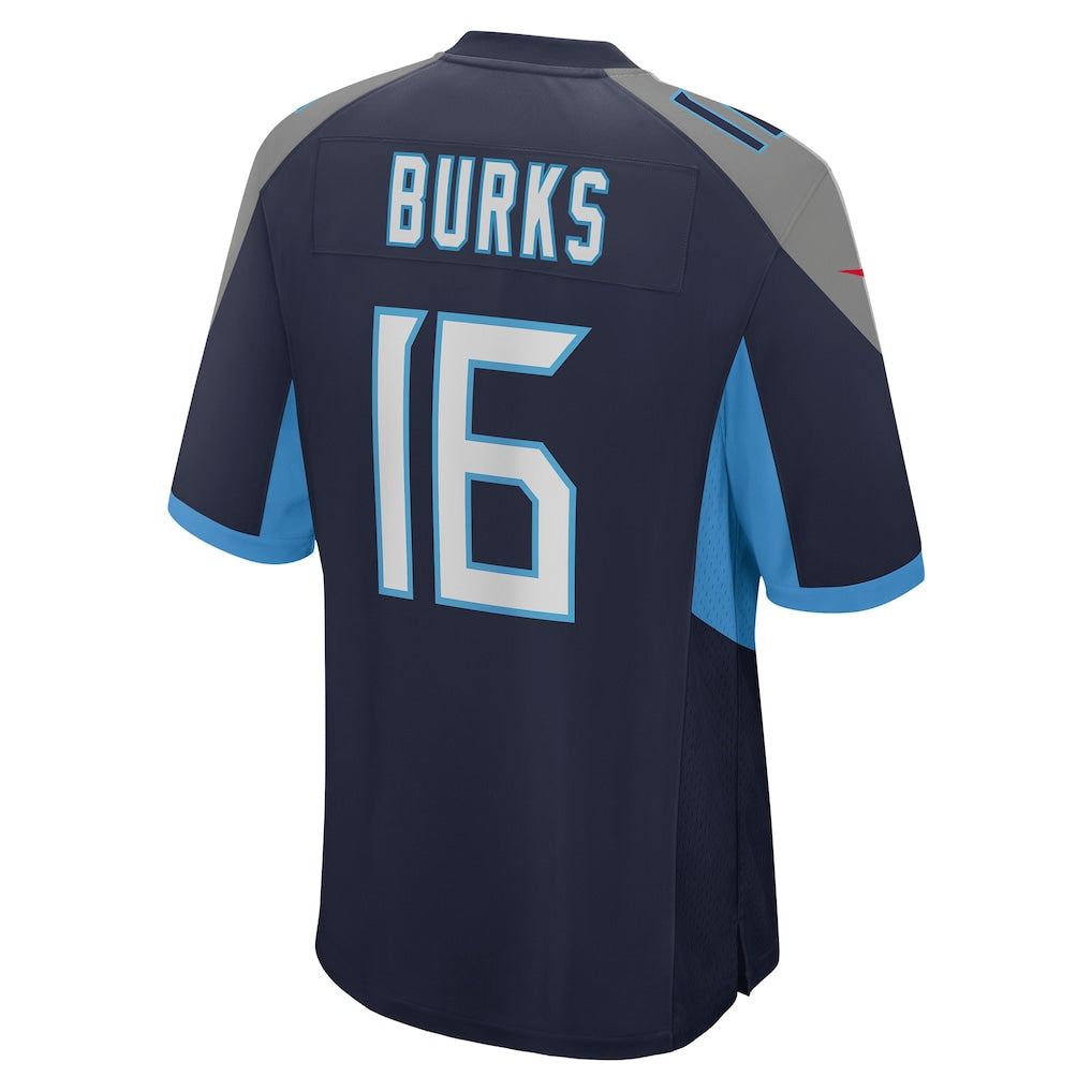 Tuec T.Titans #16 Treylon Burks Navy Player Game Jersey