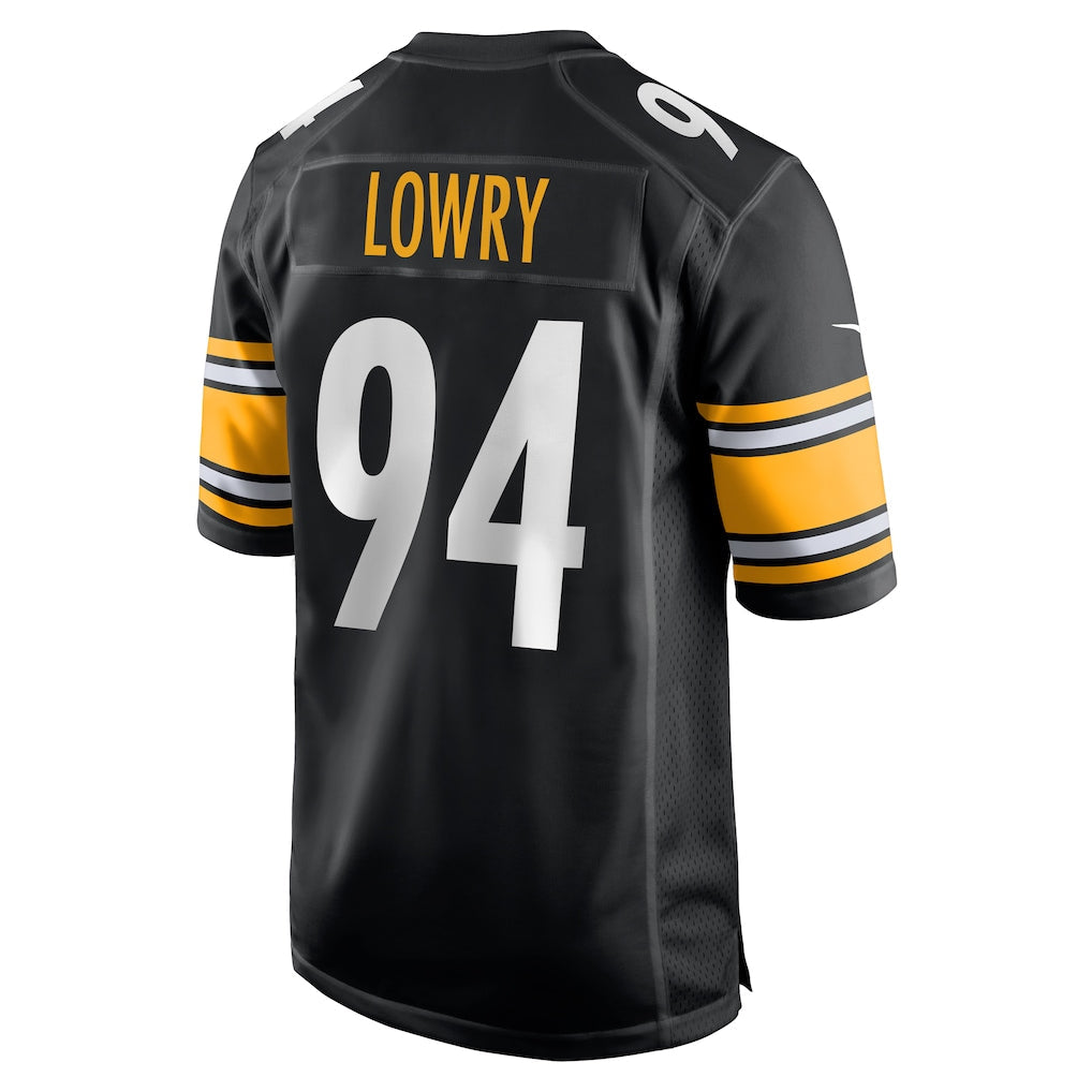 Tuec P.Steelers #94 Dean Lowry Black Game Jersey