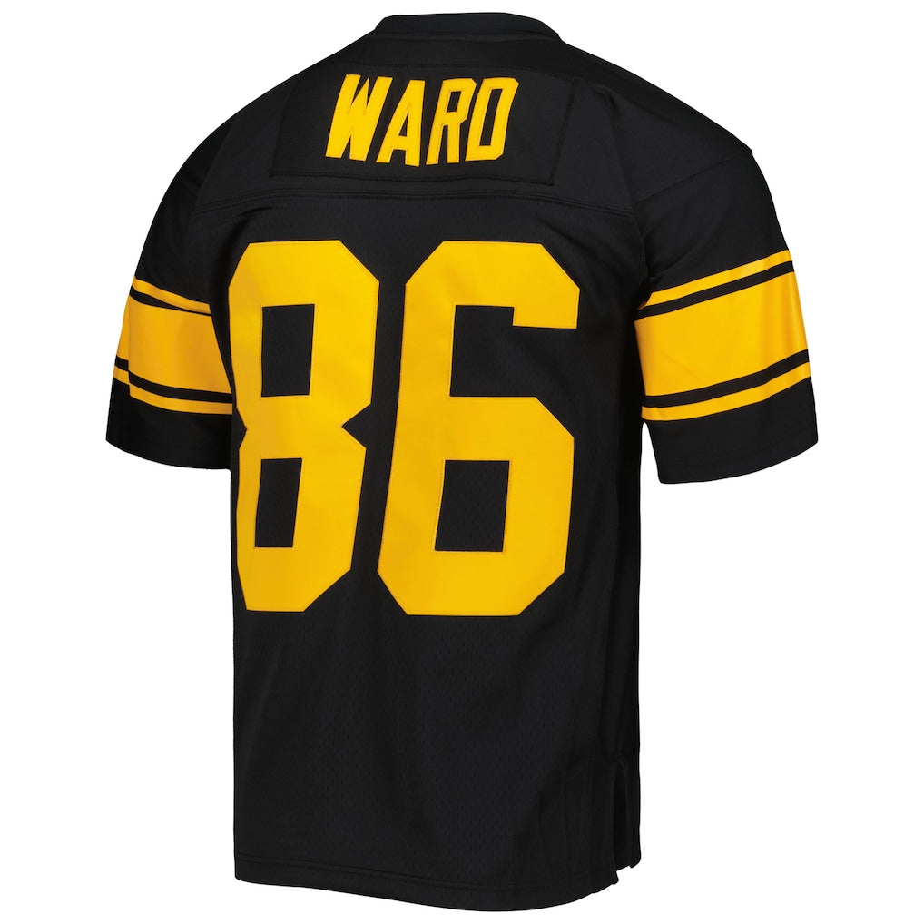Tuec P.Steelers #86 Hines Ward Mitchell & Ness Black Legacy Replica Jersey
