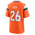 Tuec D.Broncos #26 Devon Key Orange Team Game Jersey