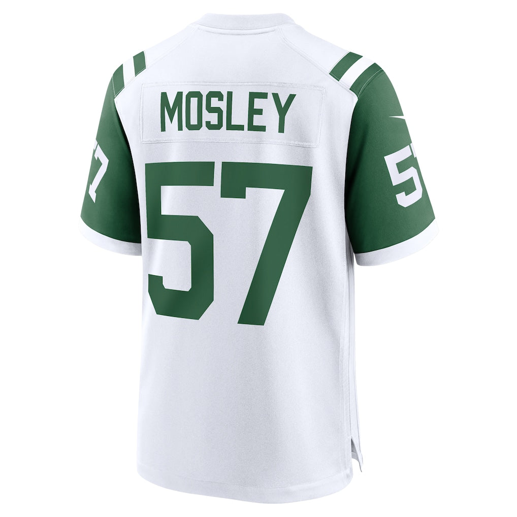 Tuec NY.Jets #57 C.J. Mosley White Classic Alternate Game Jersey