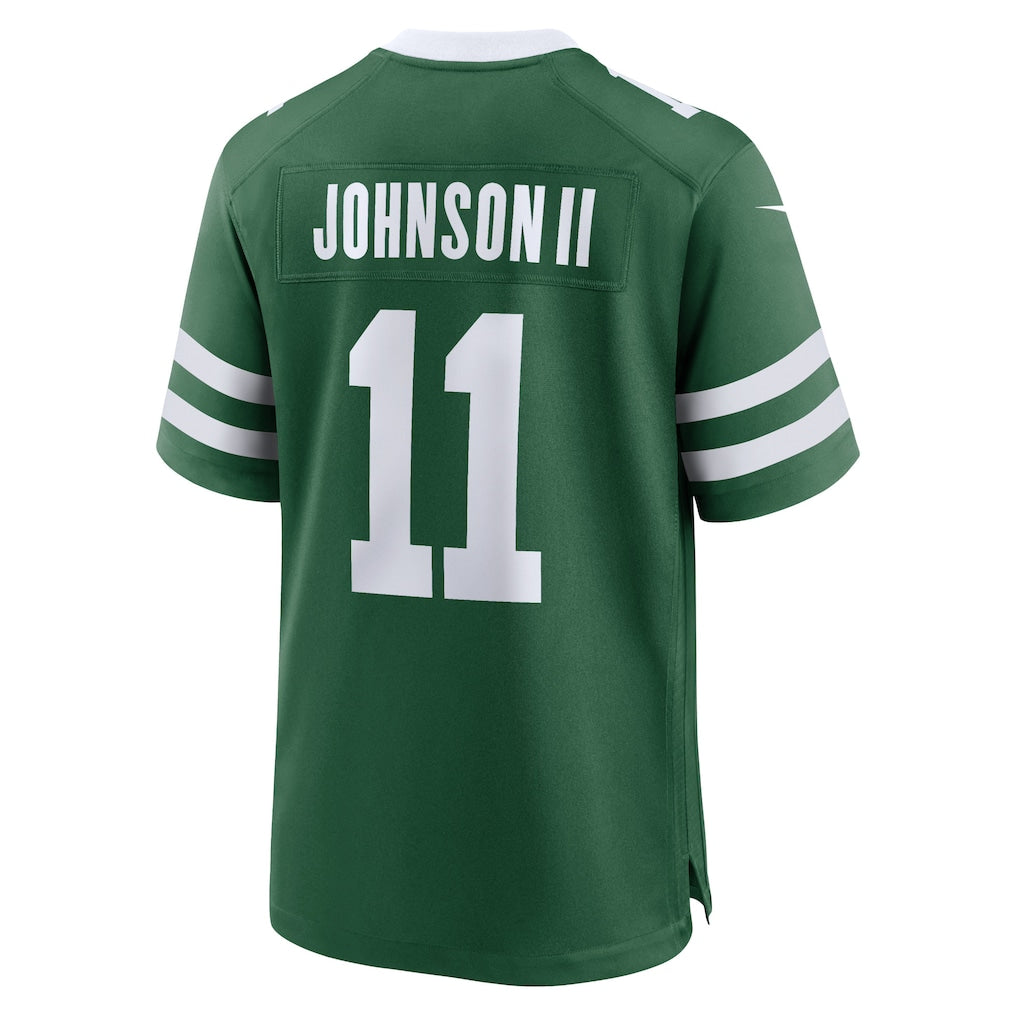 Tuec NY.Jets #11 Jermaine Johnson II Legacy Green Game Jersey