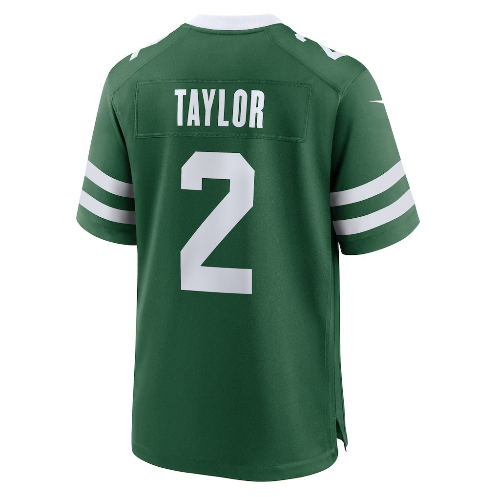 Tuec NY.Jets #2 Tyrod Taylor Legacy Green Team Game Jersey