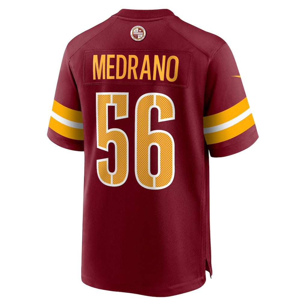 Tuec W.Commanders #56 Kain Medrano Burgundy Team Game Jersey