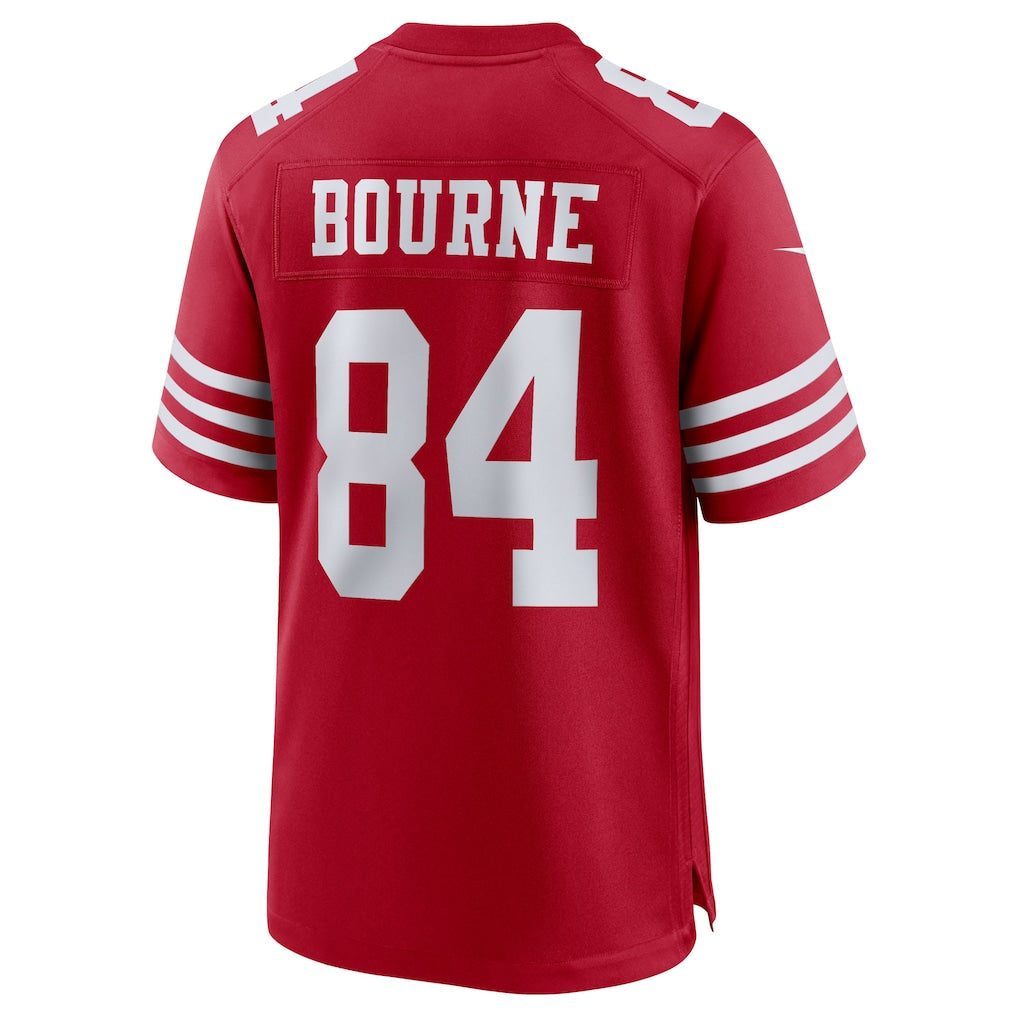 Tuec SF.49ers #84 Kendrick Bourne Scarlet Team Game Jersey