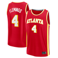 tuec A.Hawks #4 Kingston Flemings Red 2026 Draft First Round Pick Fast Break Jerseys - Icon Edition
