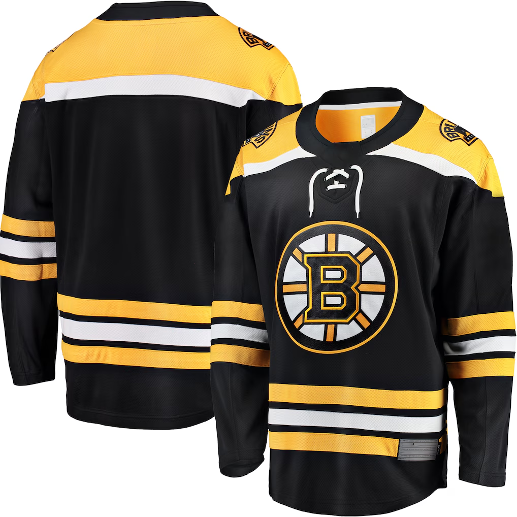 Tuec B.Bruins Black Home Premium Stitched Jersey