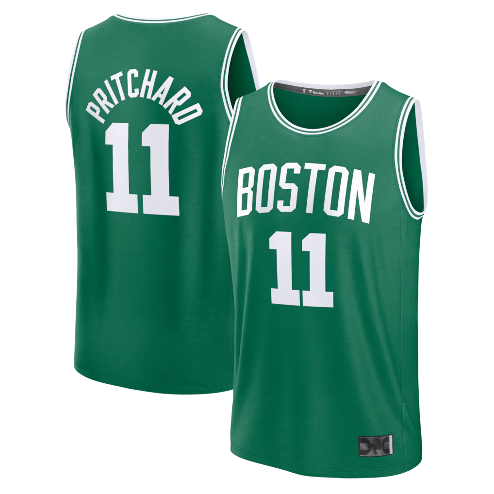 tuec B.Celtics #11 Payton Pritchard Kelly Green Fast Break Replica Jerseys - Icon Edition