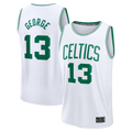 tuec B.Celtics #13 Paul George  White Fast Break Replica Jerseys - Association Edition