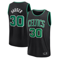 tuec B.Celtics #30 Sam Hauser Black Fast Break Replica Player Jerseys - Statement Edition