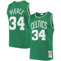 tuec B.Celtics #34 Paul Pierce Mitchell & Ness Kelly Green Hardwood Classics Swingman Jerseys