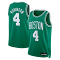 tuec B.Celtics #4 Mitchell Robinson Kelly Green Swingman Jerseys - Icon Edition