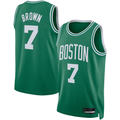 tuec B.Celtics #7 Jaylen Brown Kelly Green Swingman Jerseys - Icon Edition
