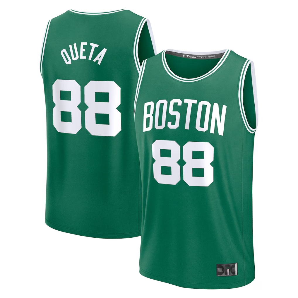 tuec B.Celtics #88 Neemias Queta Kelly Green Fast Break Replica Player Jerseys - Icon Edition