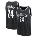 tuec B.Nets #24 Cam Thomas Black Fast Break Replica Jerseys - Icon Edition