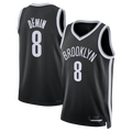 tuec B.Nets #8 Egor D?min Black Swingman Jerseys - Icon Edition