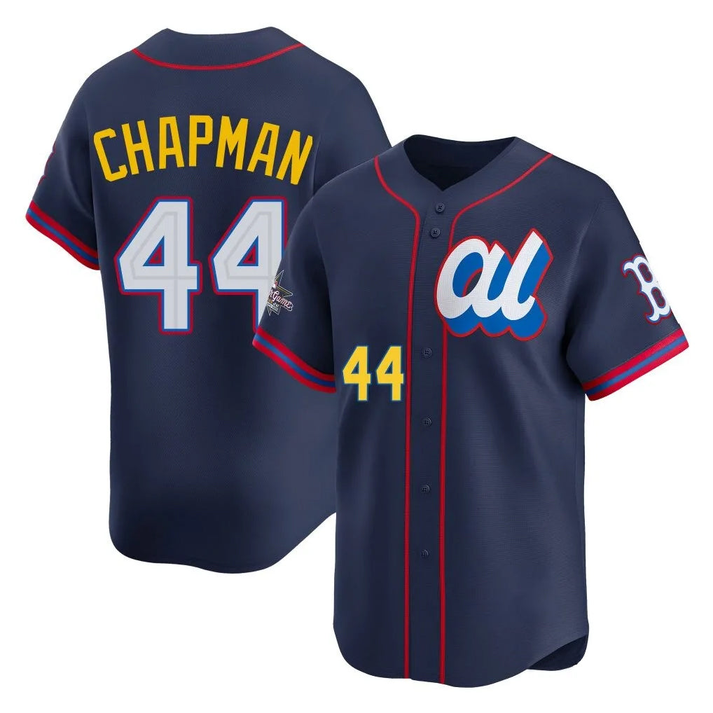 tuec B.Red Sox #44 Aroldis Chapman Player Navy American League All-Star Edition Game Stitched Jerseys