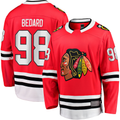 Tuec C.Blackhawks #98 Connor Bedard Red Home Breakaway Player Jerseys