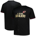 tuec C.Cavaliers Black Big & Tall Pop Full-Button Jerseys