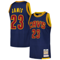 tuec C.Cavaliers #23 LeBron James Mitchell & Ness Navy 201516 Hardwood Classics Authentic Jerseys