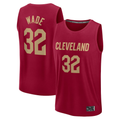 tuec C.Cavaliers #32 Dean Wade Wine Fast Break Player Jerseys - Icon Edition