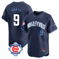 tuec C.Cubs #9 Miguel Amaya Player Navy City Connect 150th Anniversary Limited Home Stitched Jerseys