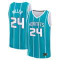 tuec C.Hornets #24 Brandon Miller  Teal Fast Break Replica Jerseys - Icon Edition