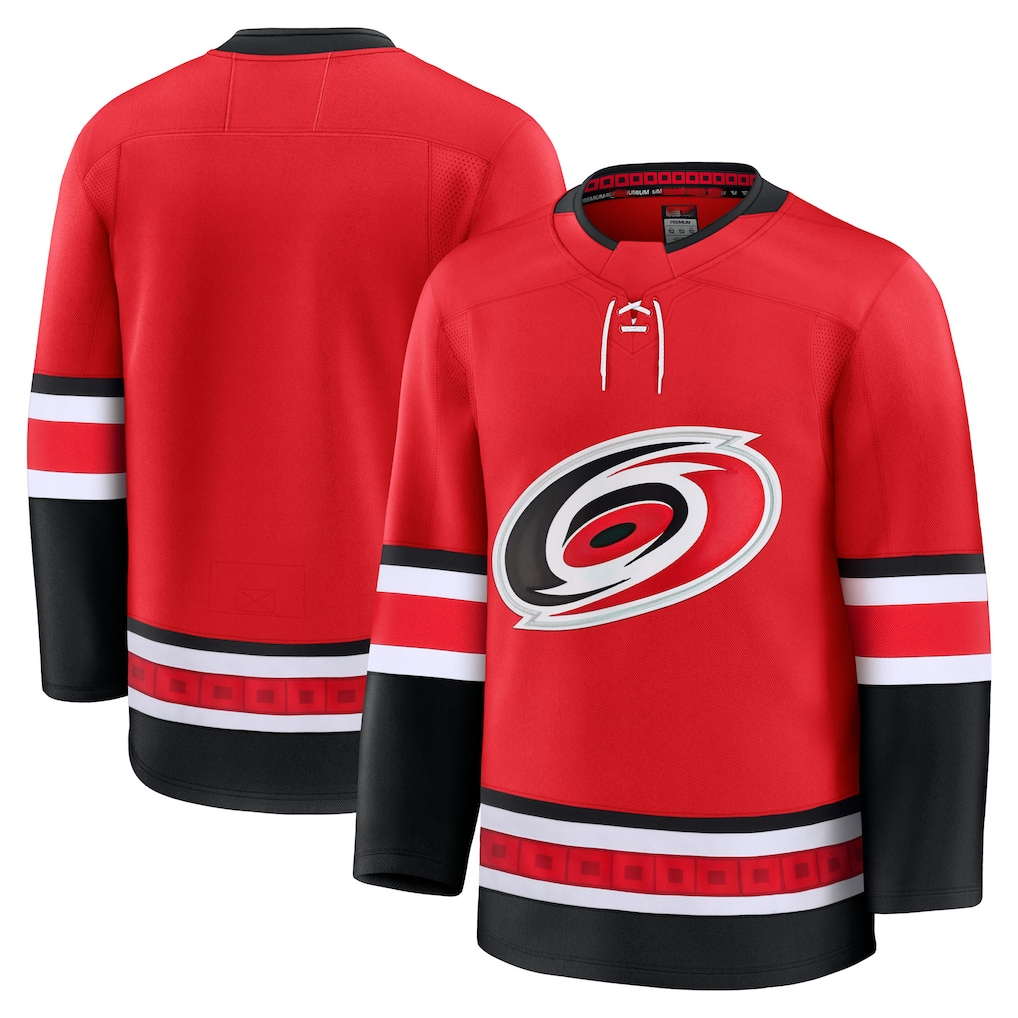 Tuec C.Hurricanes Red Alternate Premium Stitched Jerseys