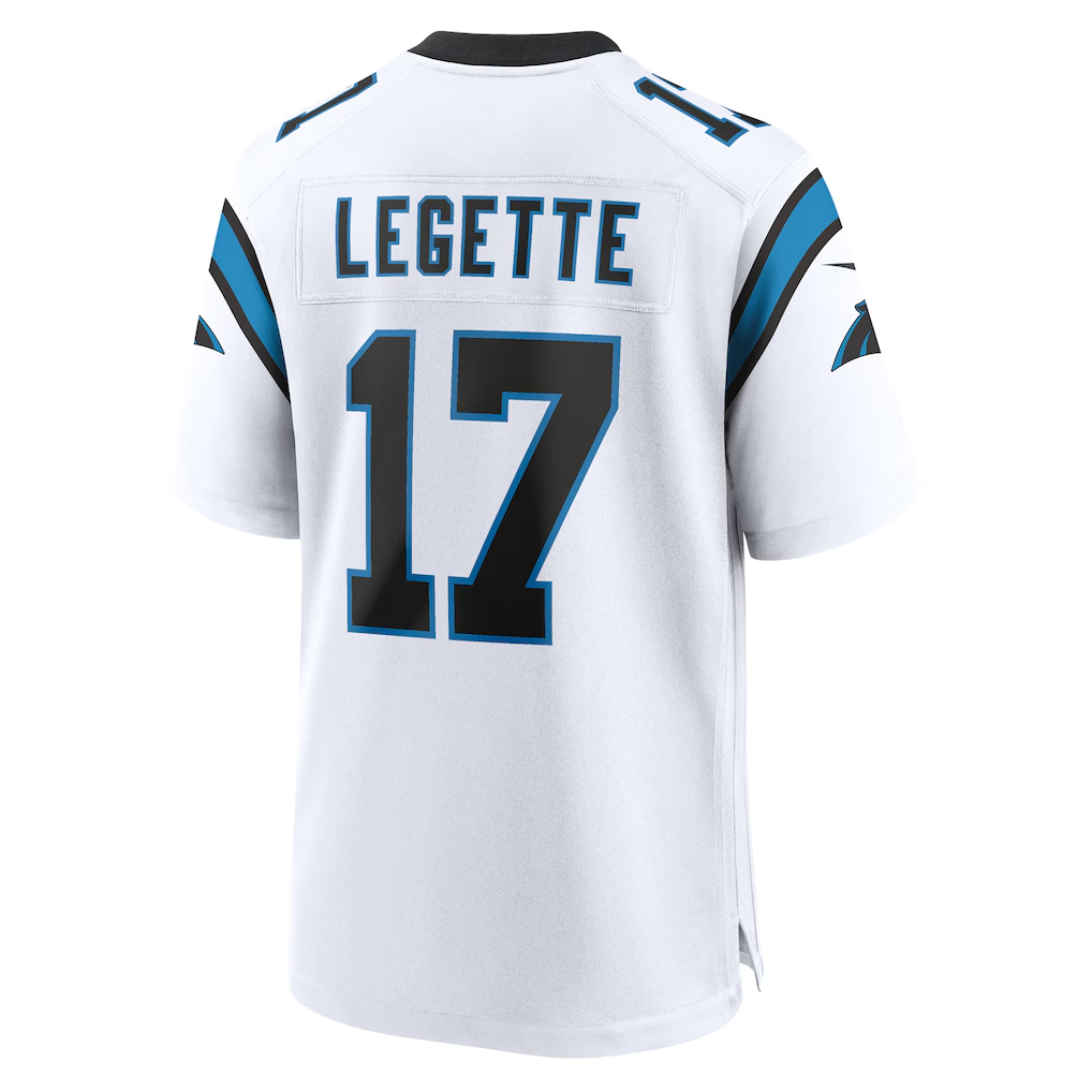 Tuec C.Panthers #17 Xavier Legette White Game Stitched Jerseys