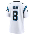 Tuec C.Panthers #8 Jaycee Horn Player White Home Game Stitched Jerseys