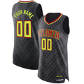 tuec Custom A.Hawks Black Authentic Jerseys - Icon Edition
