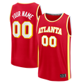 tuec Custom A.Hawks Red Fast Break Jerseys - Icon Edition