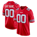 Tuec Custom B.Bills Red Alternate Game Stitched Jerseys