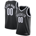 tuec Custom B.Nets Black 202021 Swingman Jerseys - Icon Edition