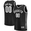 tuec Custom B.Nets Black Fast Break Replica Jerseys - Icon Edition