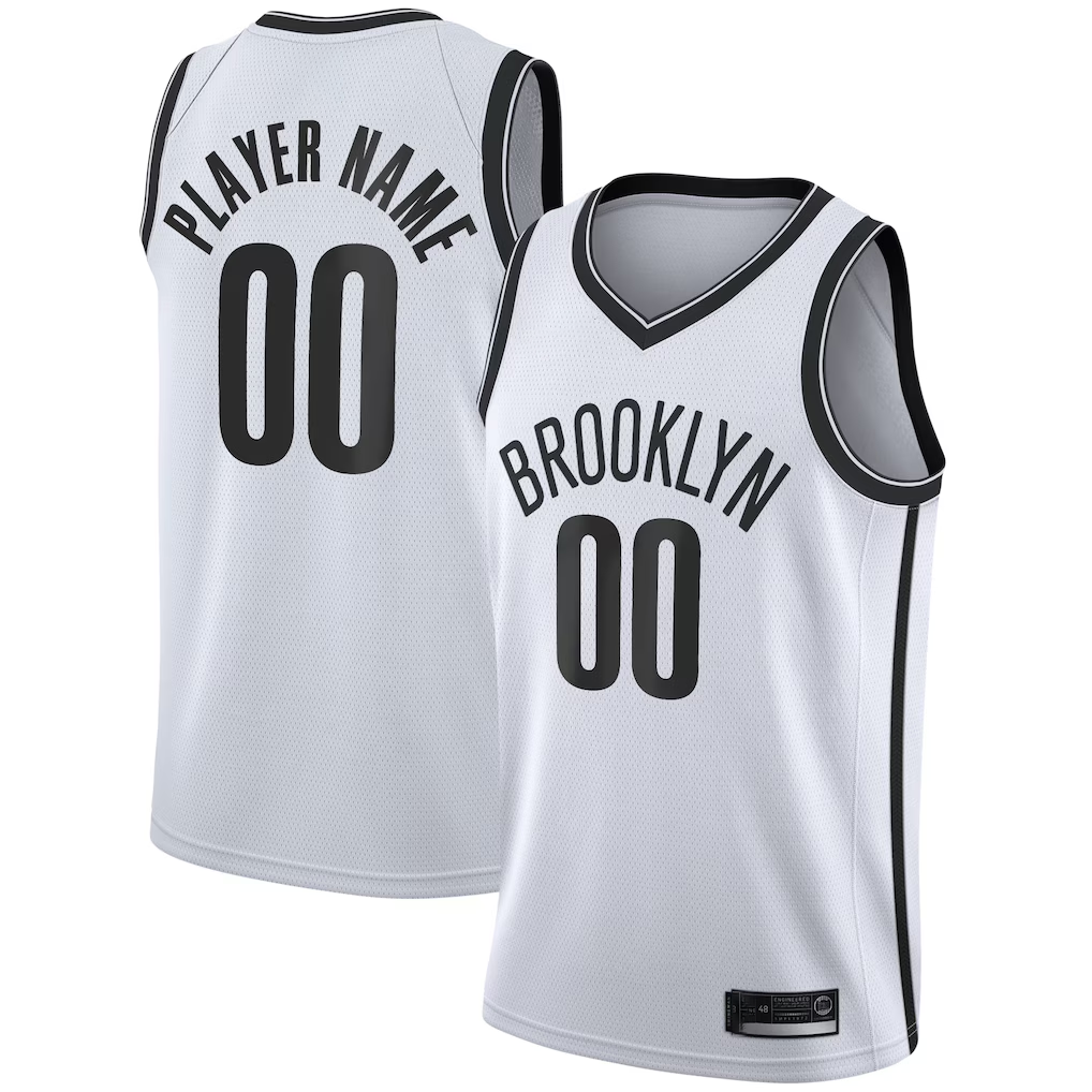 tuec Custom B.Nets White 2020-21 Swingman Jerseys - Association Edition