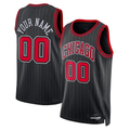 tuec Custom C.Bulls Black 2022-23 Swingman Jerseys - Statement Edition
