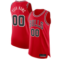 tuec Custom C.Bulls Red Authentic Jerseys - Icon Edition