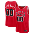 tuec Custom C.Bulls Red Fast Break Jerseys - Icon Edition