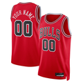 tuec Custom C.Bulls Red Swingman Jerseys - Icon Edition