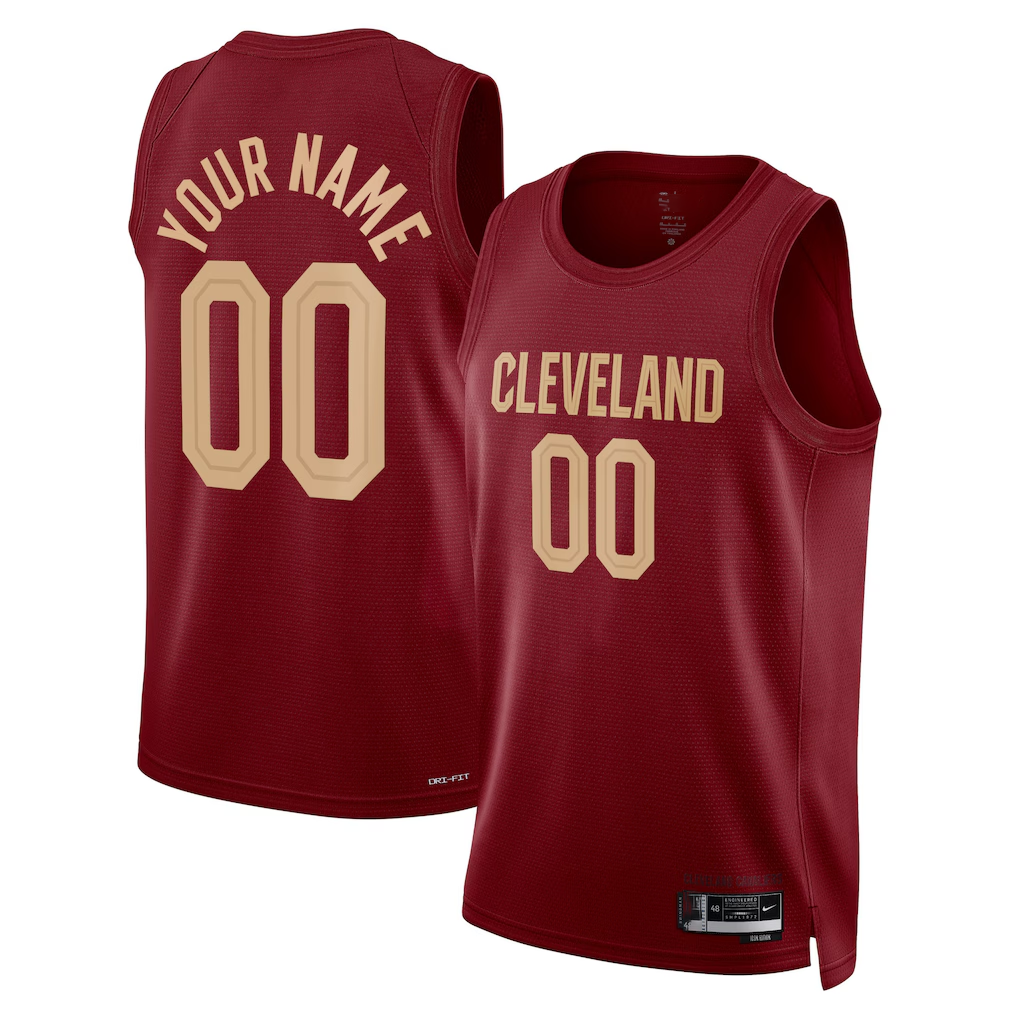 tuec Custom C.Cavaliers Burgundy Swingman Jerseys - Icon Edition