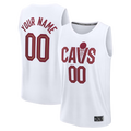 tuec Custom C.Cavaliers White Fast Break Jerseys - Icon Edition