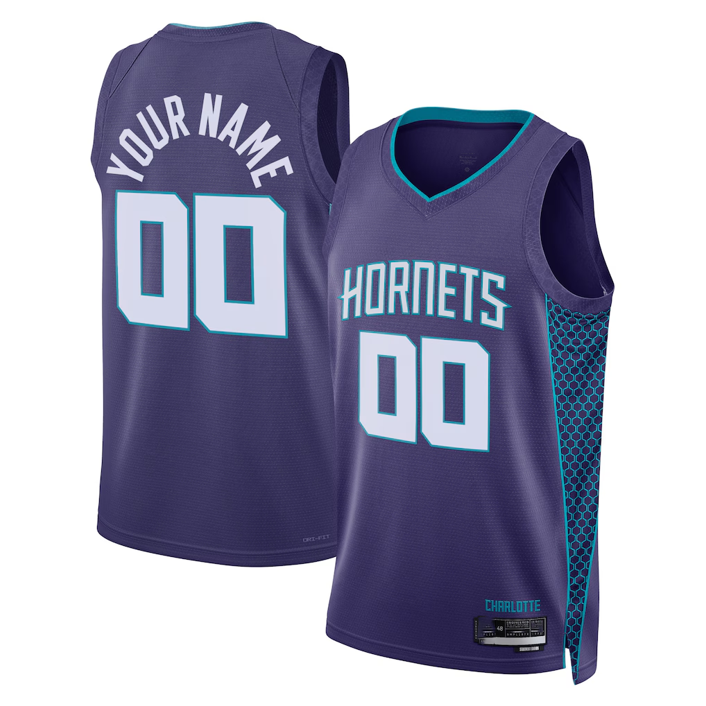 tuec Custom C.Hornets Teal 202223 Swingman Jerseys - Statement Edition