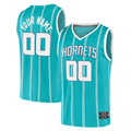 tuec Custom C.Hornets  Teal Fast Break Replica Jerseys - Icon Edition