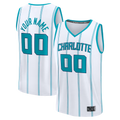 tuec Custom C.Hornets  White Fast Break Jerseys - Icon Edition