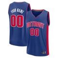 tuec Custom D.Pistons  Blue Fast Break Jerseys - Icon Edition