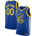 tuec Custom G.State Warriors Royal 2019-20 Swingman Jerseys - Icon
