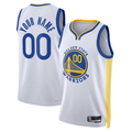 tuec Custom G.State Warriors White Swingman Jerseys - Association Edition