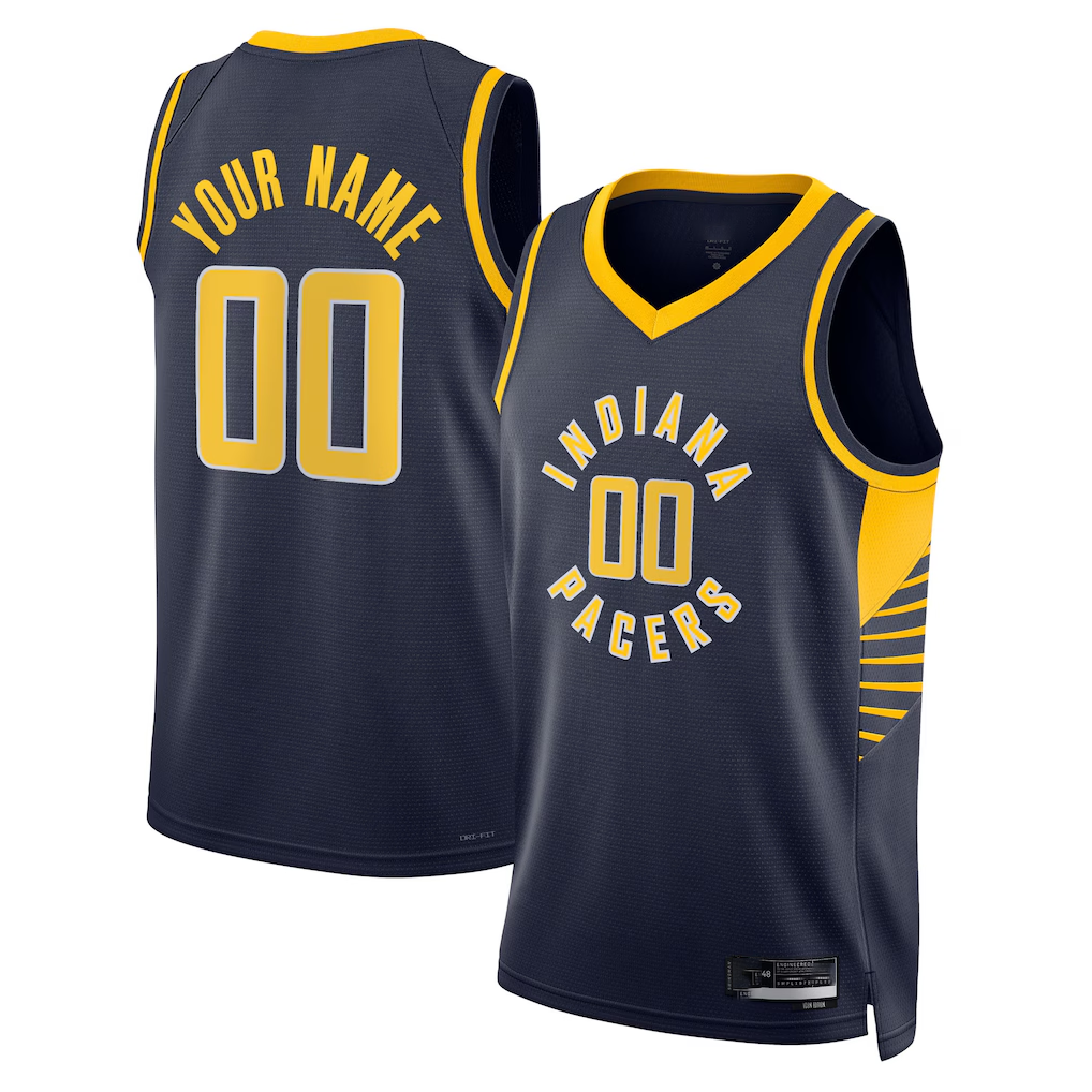 tuec Custom I.Pacers Navy 202223 Swingman Jerseys - Icon Edition